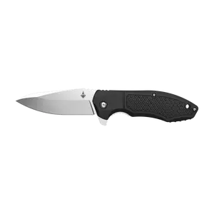 DOTS GEAR Saffire brand LOJO Liner Lock Knife, 3" 8Cr14MoV Drop Point Blade, FRN Handle, Ball Bearing Pivot System, Ideal for Everyday Carry