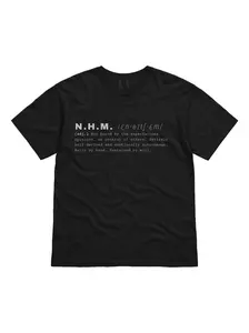 N.H.M. "Untethered" Adjective Tee