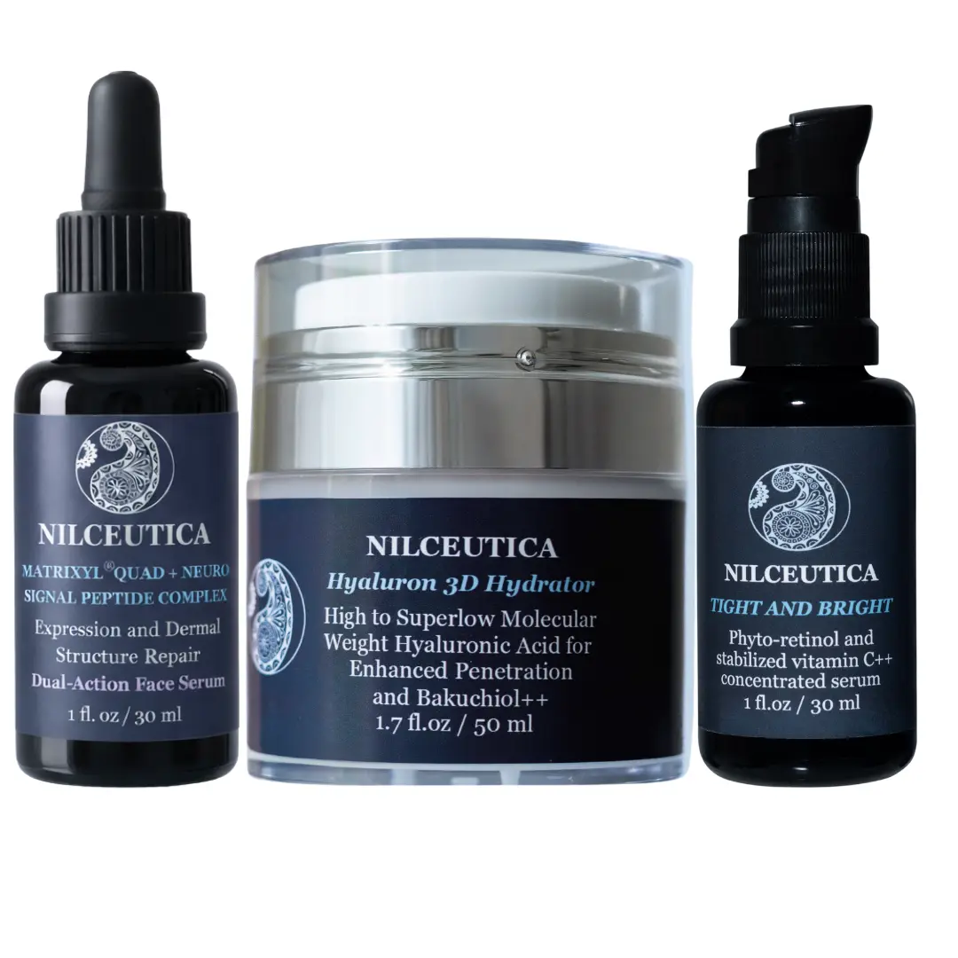 NILCEUTICA Wrinkle Defense and Extra Moisture 3 Product bundle
