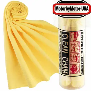 【Spring Glow Up】Clean Cham Premium PVA Chamois Cloth 26x17 Inch Super Absorbent Towel for Car Drying Glass Shower Kitchen Tiles Fast Streak-Free Reusable Ultra Soft
