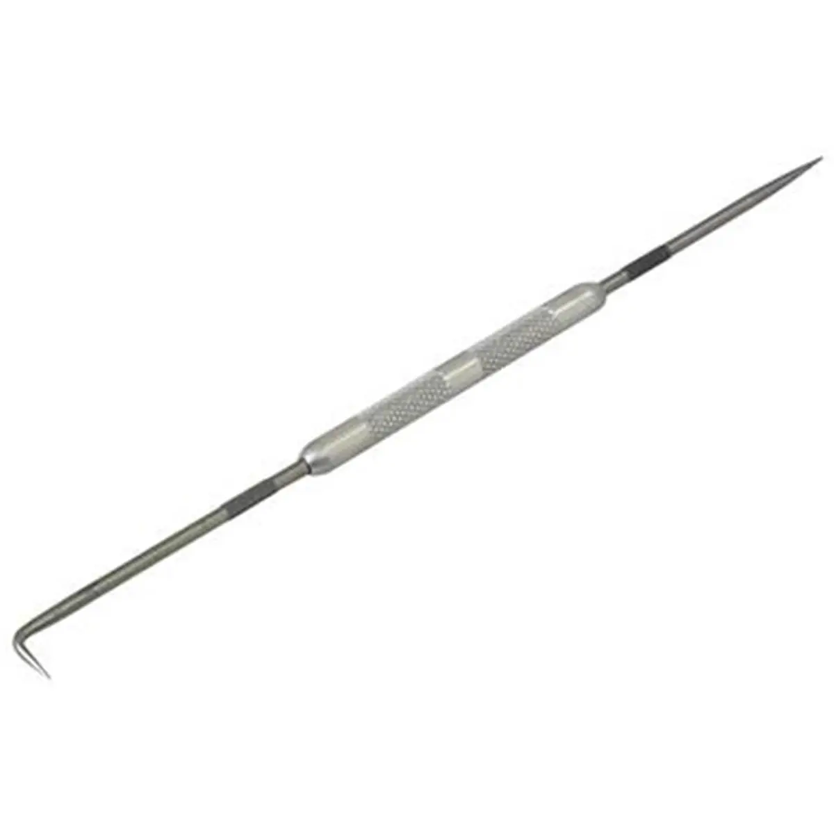 LISLE 31800 Scribe Tool - Carbon Steel, Heat-Treated, Aluminum Construction, Knurled Sure Grip, 2 Tips, Enhanced Durability for Marking Metals & Softer Material Surfaces (Office Measuring Supplies)