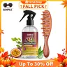 Goiple Aloe + Passion Duo Haircare Daily Moisturizing Refreshing Spray - Unisex, Alcohol-Free, Ammonia-Free, Gentle for Sensitive Scalps, Textured Hair - Lightweight Anti-Itch, Anti-Frizz Mist, Plant-Based, No Buildup, Won't Flatten (8.45oz/250ml)