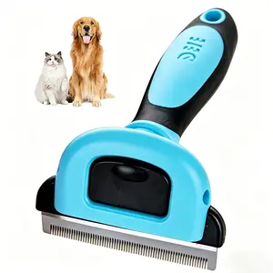 Pet Grooming Brush, Deshedding Tool for Dogs & Cats, Effectively Reduces Shedding by up to 95% for Short Medium and Long Pet Hair