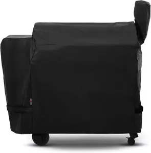 Pellet Grill Cover Compatible with Traeger Pro 34/780 Series, Texas, and Pit Boss 820, Heavy Duty   Pellet  Cover, Fade Resistant Full Length BBQ Grill Protector, Black