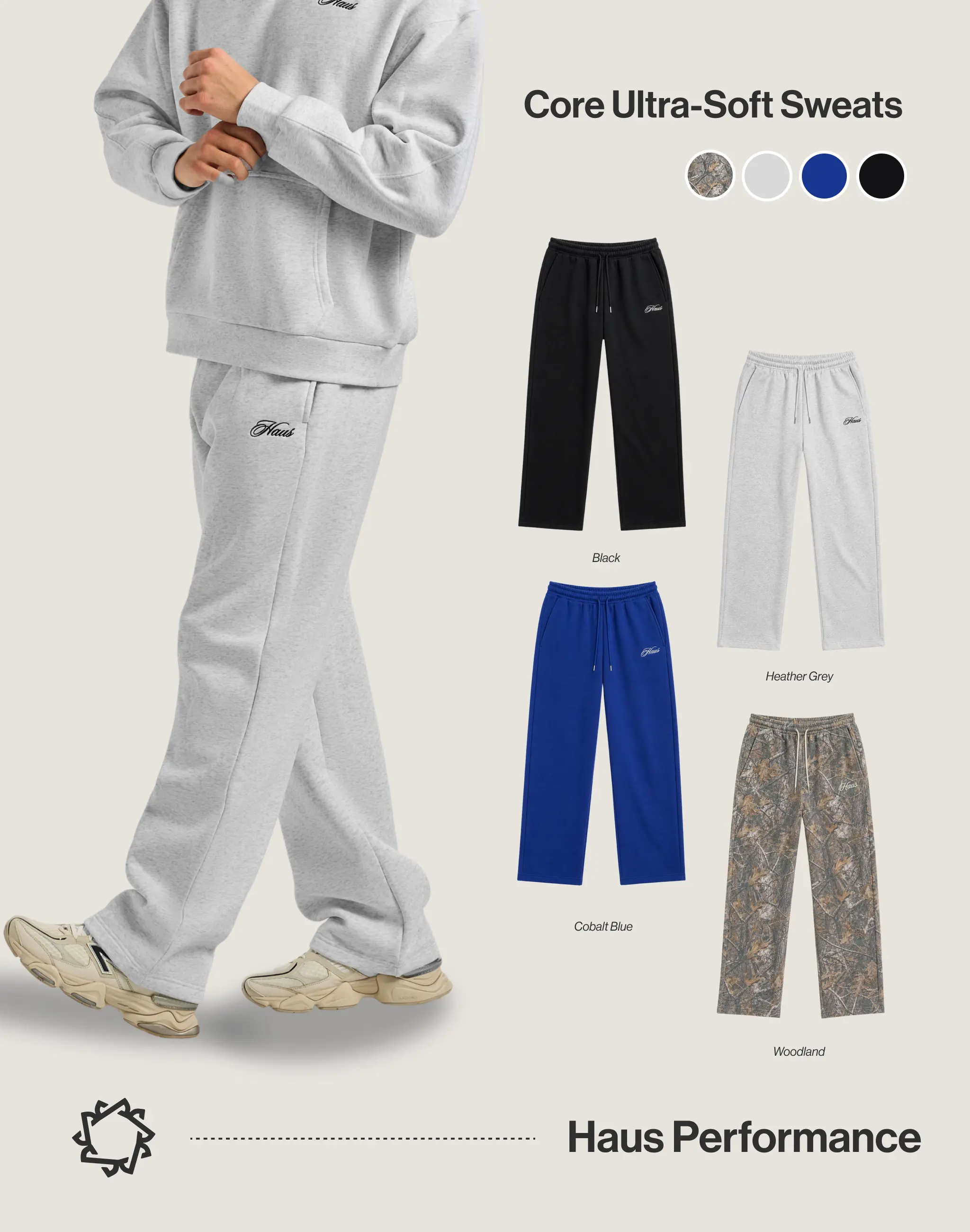 Haus | Core Ultra-Soft Sweats