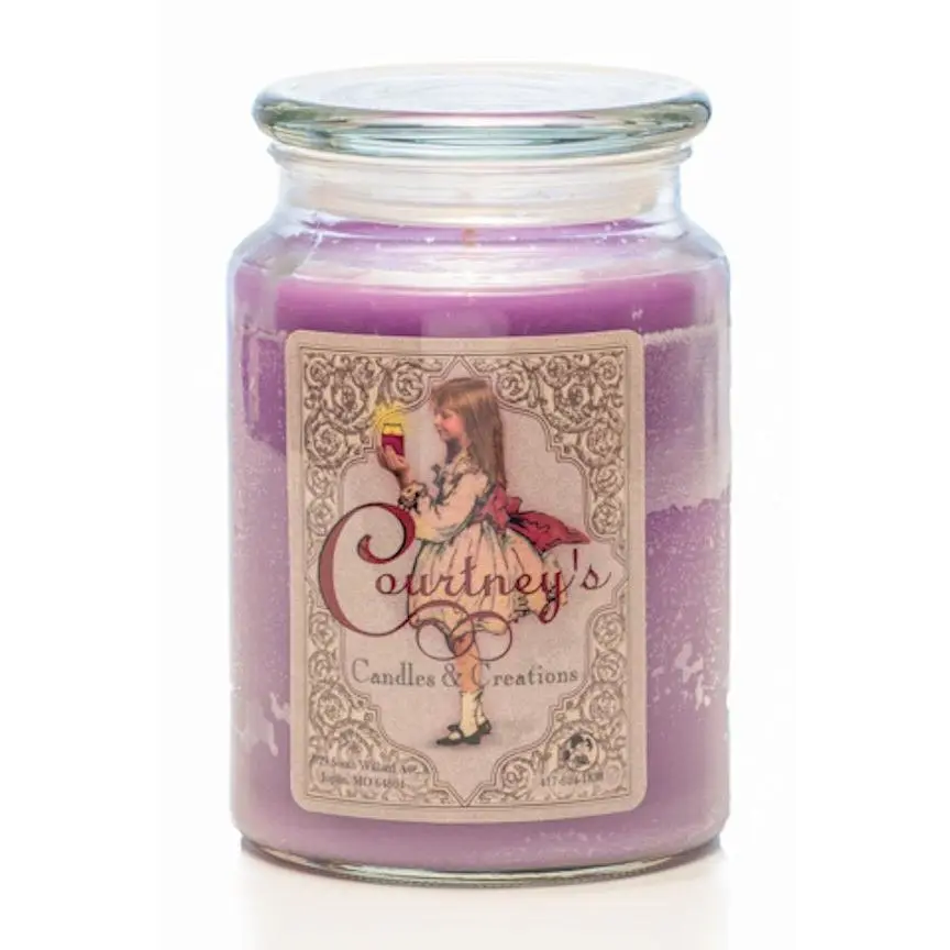 Lavender Pearls - Courtneys Candles Maximum Scented 26oz Large Jar Candle