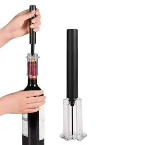 Air Pressure Wine Bottle Opener, Corkscrew, Foil Cutter, Easy Remover Tool Wine Bottle Opener, Cork Out Tool, Great for Wine Lovers