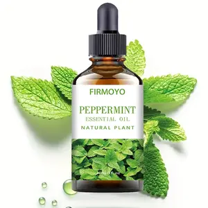 Natural Peppermint Essential Oil, 1.01 fl oz – Alcohol-Free; Suitable for Hair, Skin, and Nail Care | Moisturizing and Relaxing, Aromatherapy, Hypoallergenic, Suitable for All Skin Types