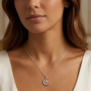 Starbright Crescent Necklace