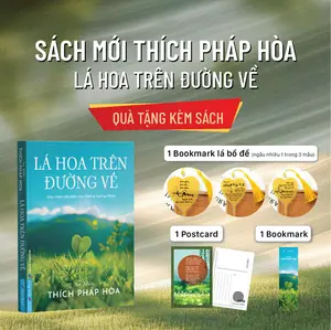 Lá Hoa Trên Đường Về - Tặng Kèm Bookmark Lá Bồ Đề Random 1 Trong 3 Mẫu -  Thầy Thích Pháp Hòa
