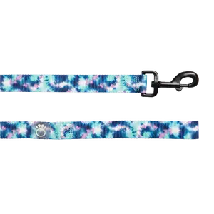 GF PET  Tie Dye Dog Leash – 6ft Durable Nylon, 2-Sided Print dog leash