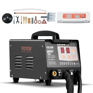 VEVOR Spot Welder Dent Puller, 3KW Stud Welder Dent Repair Kit with 2 Welding Guns, Auto/Manual Welding 7 Modes, 110V Auto Body Spot Welding Dent Repair Machine for Car, Truck Dent Repair