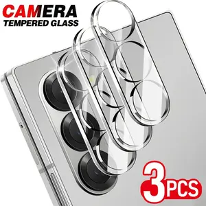 3 pcs HD Tempered Glass Camera Lens Protector For Samsung Galaxy Z Fold 7/Z Fold  6/Z Fold 5 Camera Lens Protective Cover For Z Fold 7 6 5