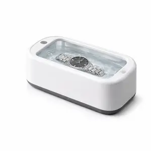 Portable Large Capacity Ultrasonic Jewelry Cleaner – One-Button Auto, Stainless Steel Tank for Jewelry, Glasses & Watches