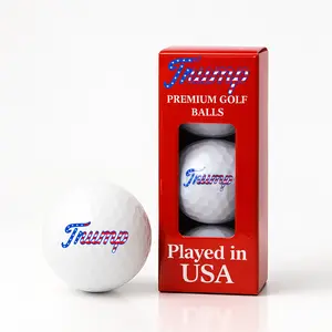Trump Premium Golf Balls (Pack of 3) - Played in USA - High Performance Donald Trump themed Golf Balls