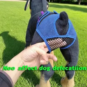 Excretable physiological pants, large dog pet hygiene pants, golden haired big dog estrus menstrual pants, summer female dog safety pants, mesh breathable dog safety pants