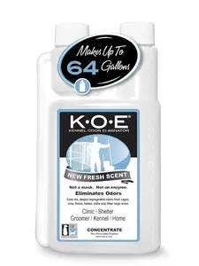 Pet Odor Eliminator Concentrate | Fresh Scent | For Kennels, Cages & Home (16oz)