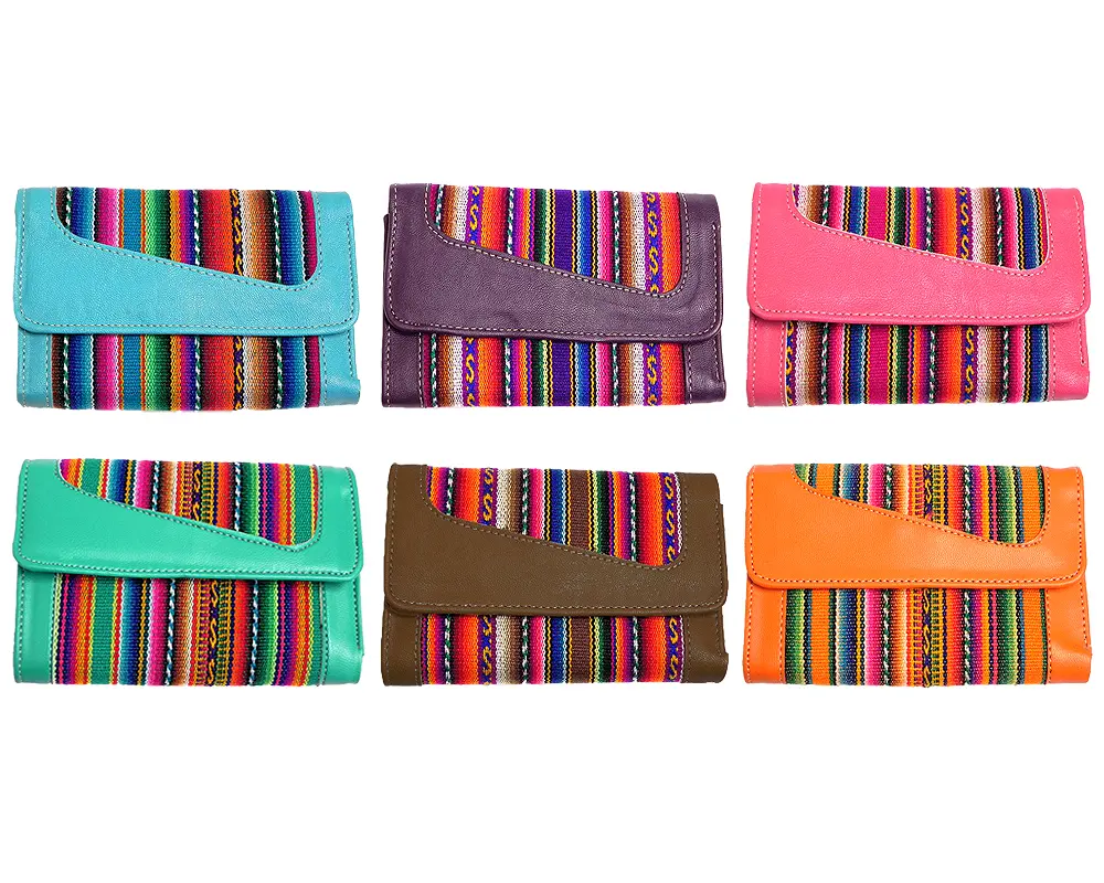 Handmade Wallet in Vibrant Serape Patterns - Perfect for Stylish Accessory Lovers