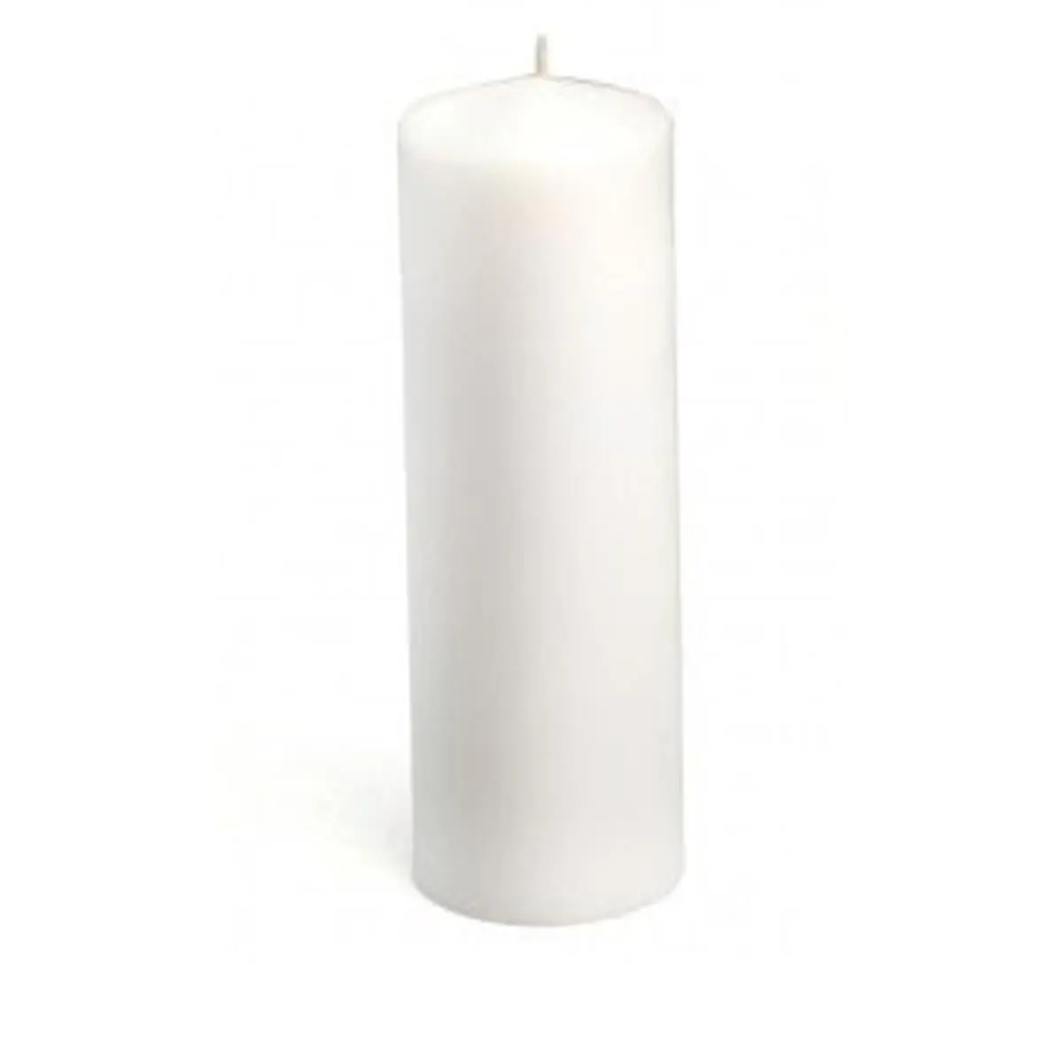 Zest Candle CPZ-047-12 Drip-Resistant White Pillar Candles - 3x9 in, Cotton Wick, 12-Piece Bulk Boxed Set for Home Decor & Decoration, Clean Wax, Decorative Candles