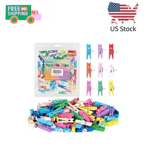 Push Pin Clips for Cork Board, 60 Pcs Colorful Push Pins