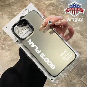 Phone Case for iPhone 16 Pro Max 15 Plus 16E 14 13 12 11 XR XS GOD'S PLAN Pattern Anti-Scratch Shockproof Pocket-Friendly durable Cover