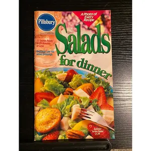Pillsbury Classic Cookbook Booklet  July 1998 #209 - Salads for Dinner Recipes