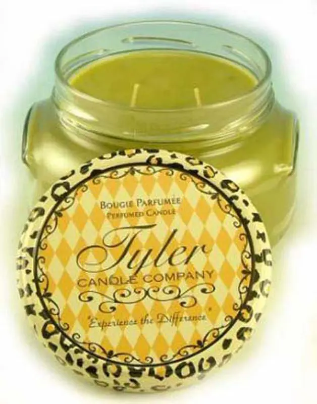 TYLER 22oz Large 2-Wick Wax Jar Candle, Scented Aroma Candle for Home Decor & Room Ambience