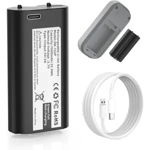 7000mAh Replacement  for myQ  Garage Video Keypad, Upgraded High Capacity Rechargeable  Pack Compatible with myQ Garage Door Keypad Camera, 3.7V 25.9Wh with Type-C