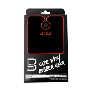 Level3 Rubber Neck Cutting Cape - Black/Red