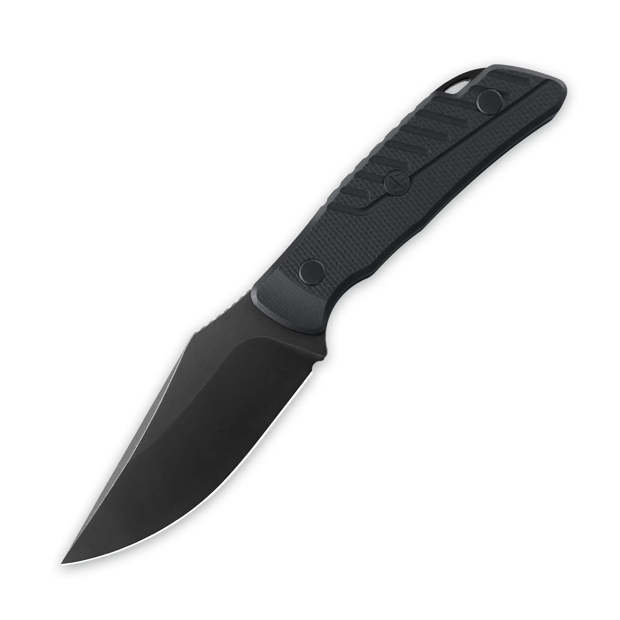 Fixed Blade Knife Petrified Fish Barracuda PFP16 N690 Steel , G10 Handle Durable EDC Tool with Sheath, Lightweight Camping Hiking Survival Gift for Men