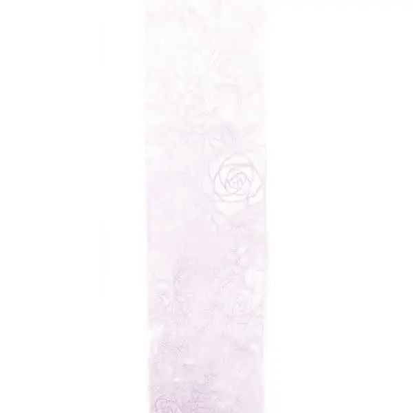 2.5" x 10yd Multi Roses Ribbon – Pink Silver