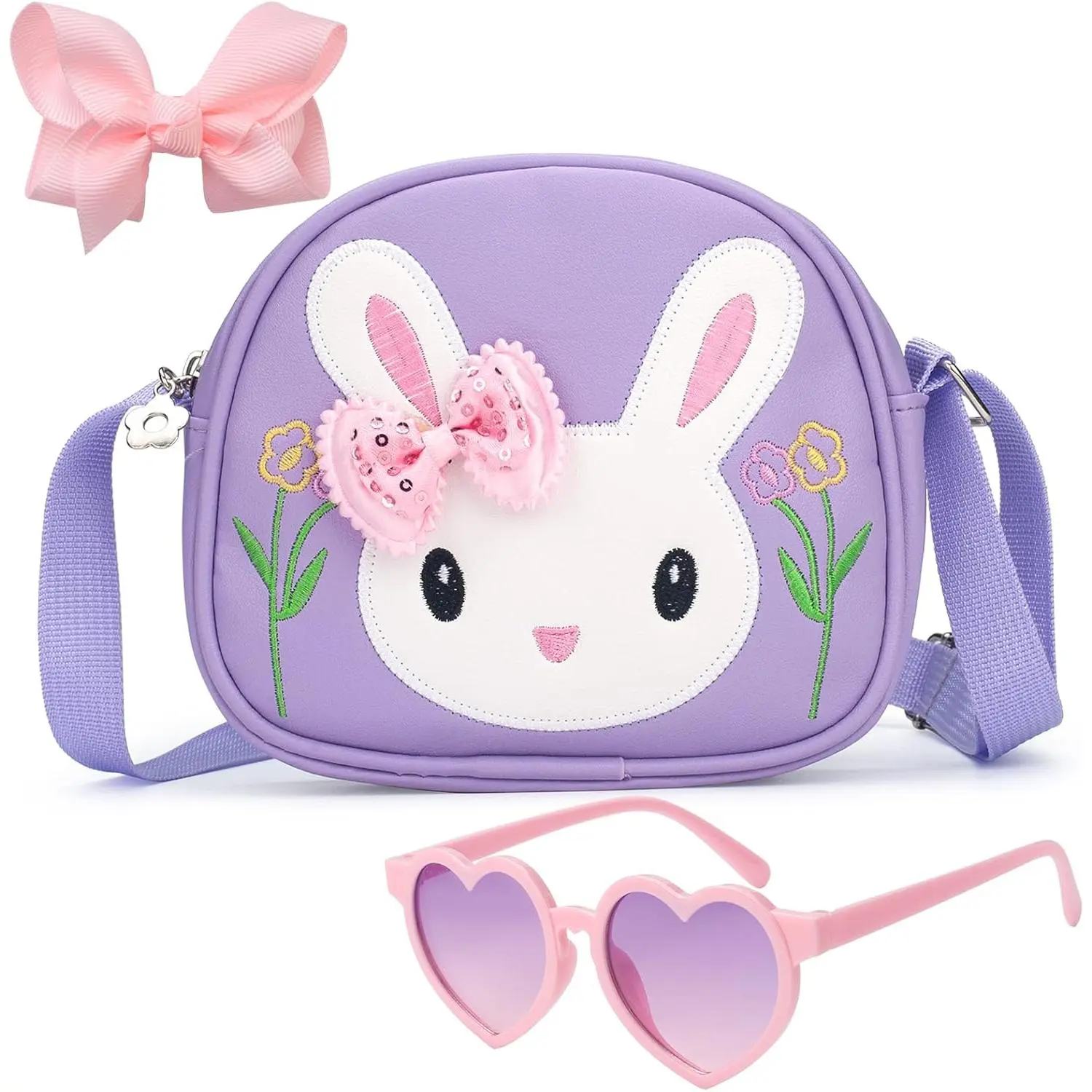 L-CPB027  Toddler Purse-Small Kids Purse, Girls Bunny Purse, Little Girl Purse-Birthday Gifts Purse for Girls