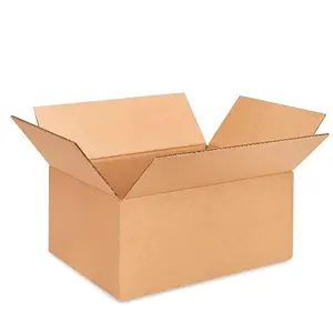 14x10x6 inch Cardboard Shipping Boxes – 6-pack corrugated cardboard mailing boxes, suitable for packaging, shipping, storage and moving. Durability Carton Shippers Protection