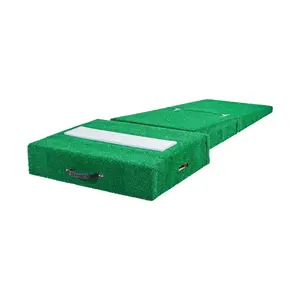 VEVOR Pitching Mound, Portable Baseball Pitcher's Mound, 77 in IIndoor Outdoor Pitching Practice and Training Equipment, Softball Pitching Aids with Antifade Turf, Pitching Rubber, Carry Handles