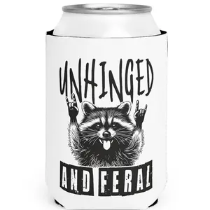 Unhinged And Feral Funny sleeve Gift for Mom Mothers Day racoon Can Coolie Drinkware Mug Tumbler Cup Bottles Portable White Cold-Hot Insulator party