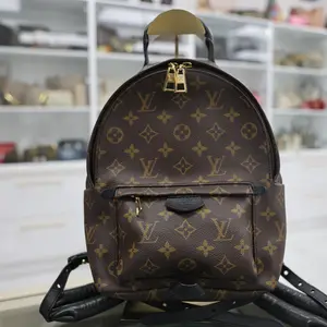 Pre-owned Louis Vuitton CANVAS Backpacks MONOGRAM PALM SPRINGS PM BACKPACK