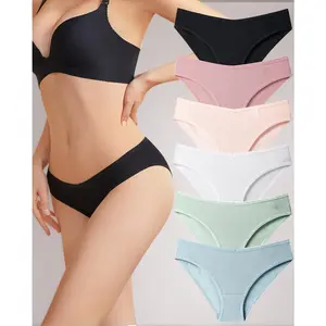 "Cotton Underwear for Women - Low Rise Ribbed Bikini Set, Super Breathable & Cute Cheeky Hipster Panties| 6-Pack Sexy Comfy Everyday Wear"