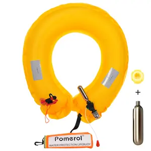 Water-Sports Must-Have Falling Water Protection Lifebuoy Automatic Inflatable Portable Self-Rescue Lifebuoy