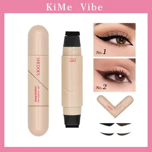 Easy Wing Eyeliner Stamp | Professional Cat Eye Maker with Rotating Dual Heads | Waterproof, Long-Lasting, Quick-Dry