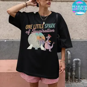 One Little Spark Comfort Colors T-shirt, Trendy Festival of the Arts Shirt, Retro Epcot Inspired Shirt, Figment Imagination Tee