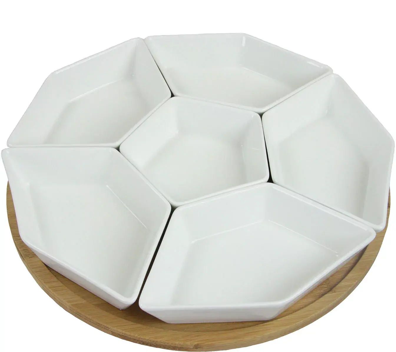 Elama Signature 12" 7-Piece Condiment Server Set