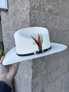 SOMBRERO 1,000X COPA CHICA FALDA 3" MARCA MORCON (Stetson Feather Classic)