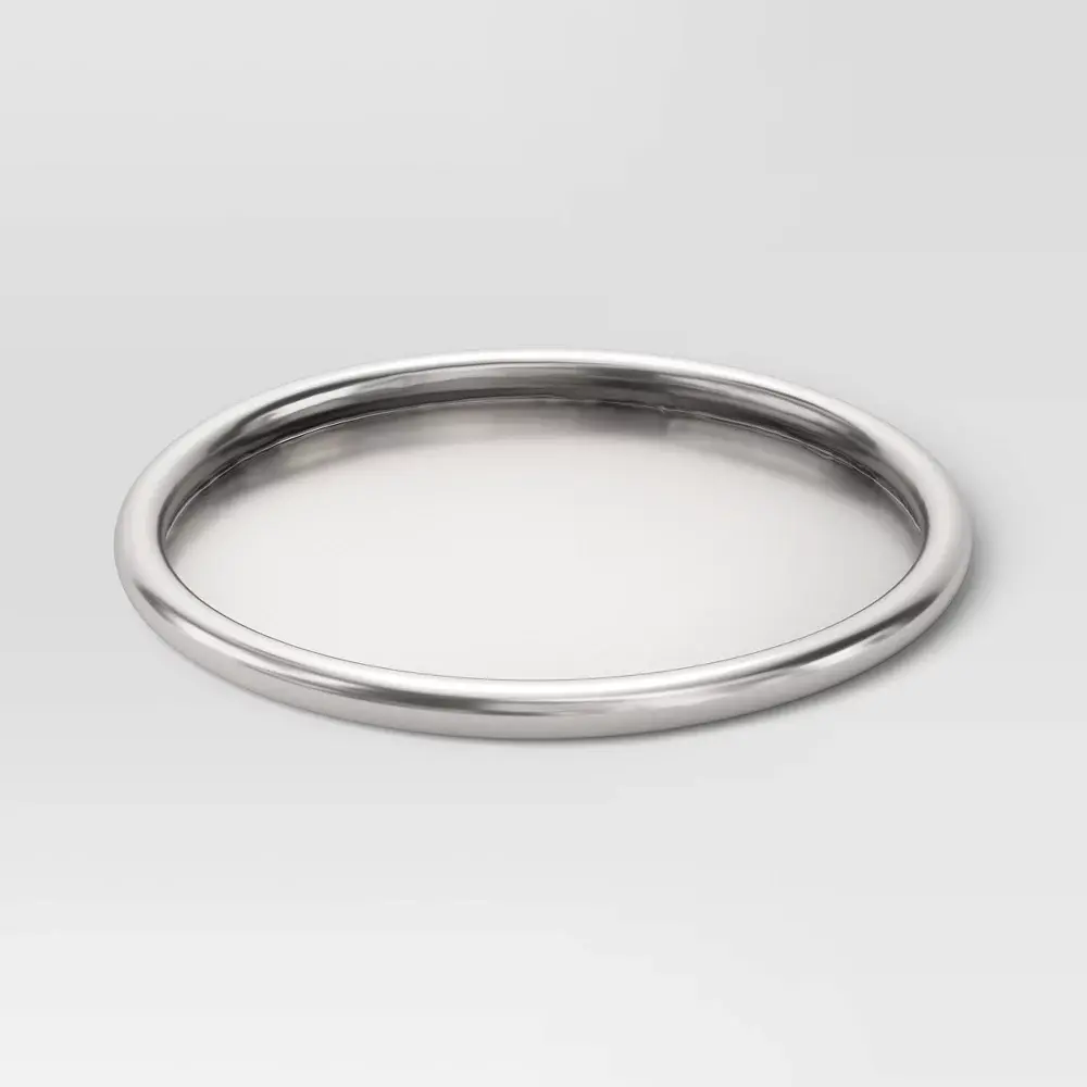 Silver Round Tray - Threshold