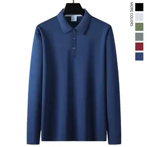 Men's Spring-Autumn Hooded Long-Sleeved Polo Shirt - Stylish Simple Design, Elegant Plain Appearance, Classic Sporty Casual Look, Soft Comfortable Fabric