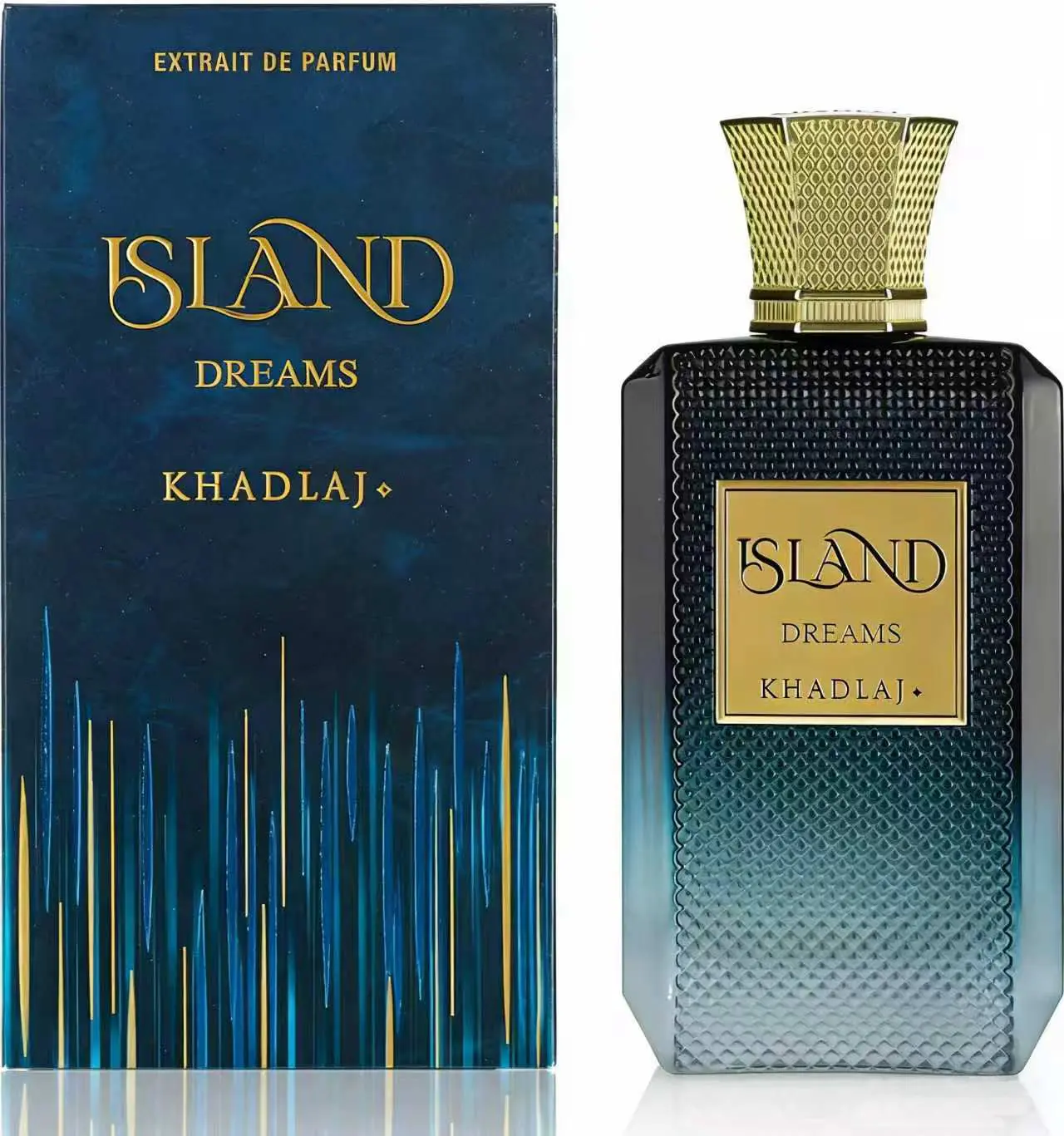 Khadlaj Island Dreams Unisex Extrait de Parfum - Fruity, Floral, Woody, Musky, Long-Lasting, Cruelty-Free Fragrance, 3.4 oz