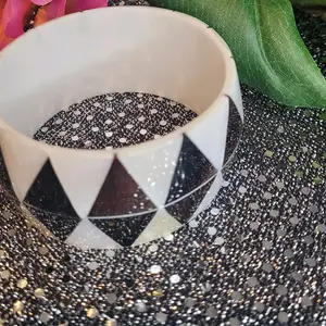 diamond shell bangle