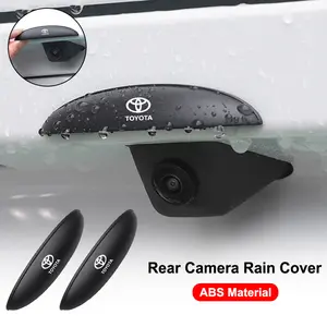 ABS Car Rearview Camera Rain Cover Silicone Weatherproof Protector For Toyota Corolla Supra 86 Yaris Prius Camry Tacoma Venza Tundra Rav4 Auris