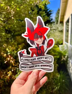 Alastor Hazbin Hotel Sticker