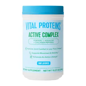 Vital Proteins Collagen Peptides - 20g Collagen, Supports Movement & Mobility, Fortigel + Aqualox - Joint Complex Supplement, Unflavored 10.37oz Powder