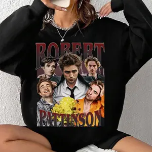 R0bert Actor Graphic Sweatshirt, Pattinson Fan TShirt Hoodie